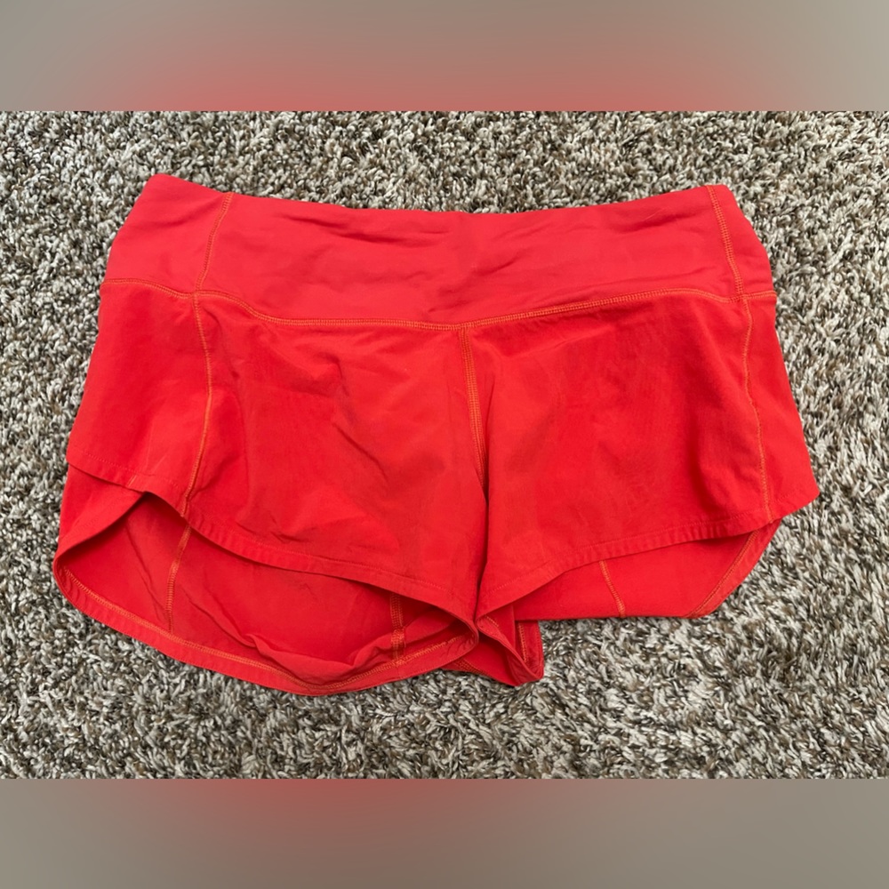 Lululemon speed up shorts low rise 2.5